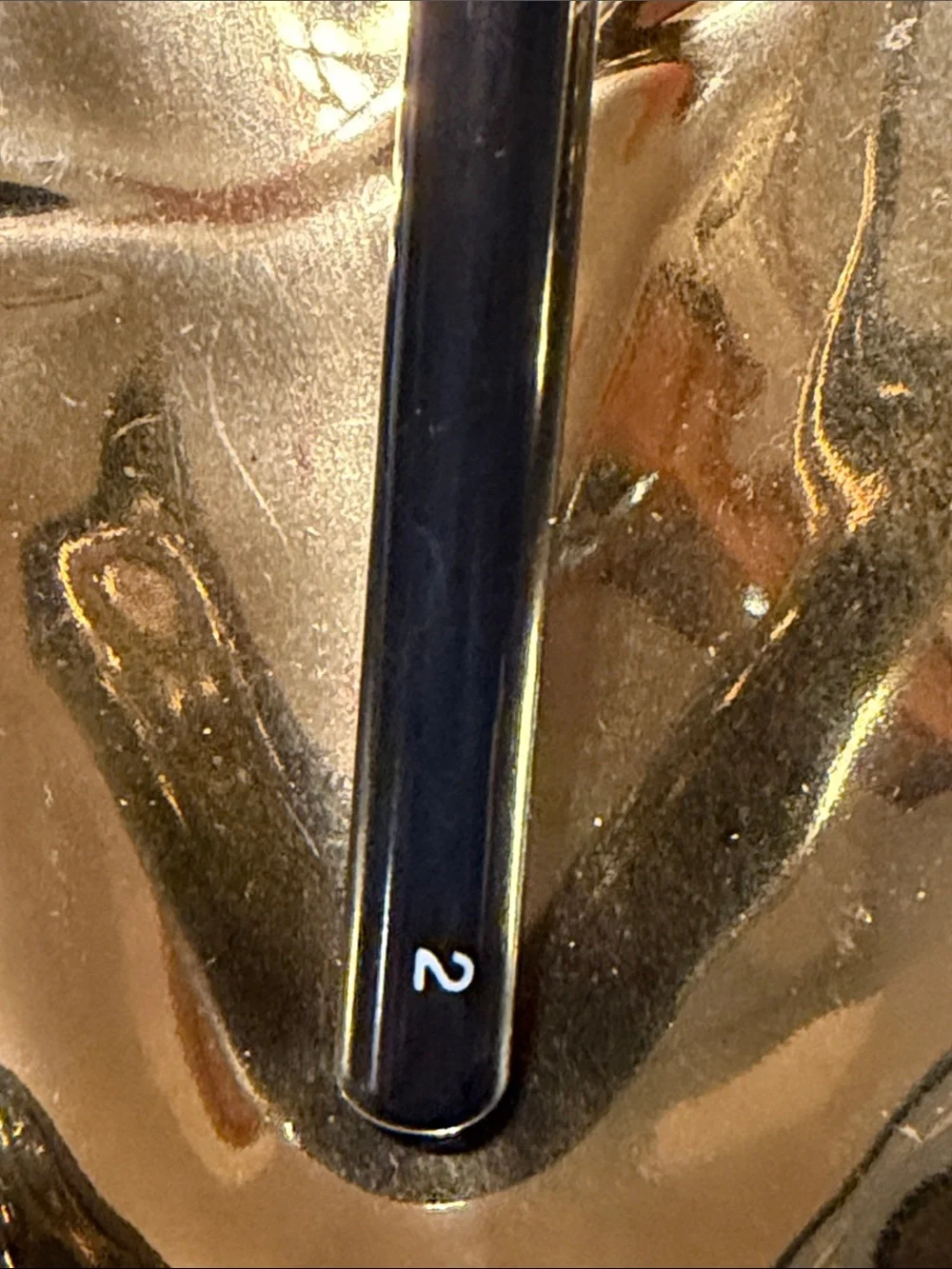 CHANEL Pinceau Ombré #2 Eyeshadow Brush with Black Handle and Gold Ferrule NWOT